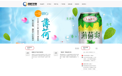 金启生物公司网站建设简介